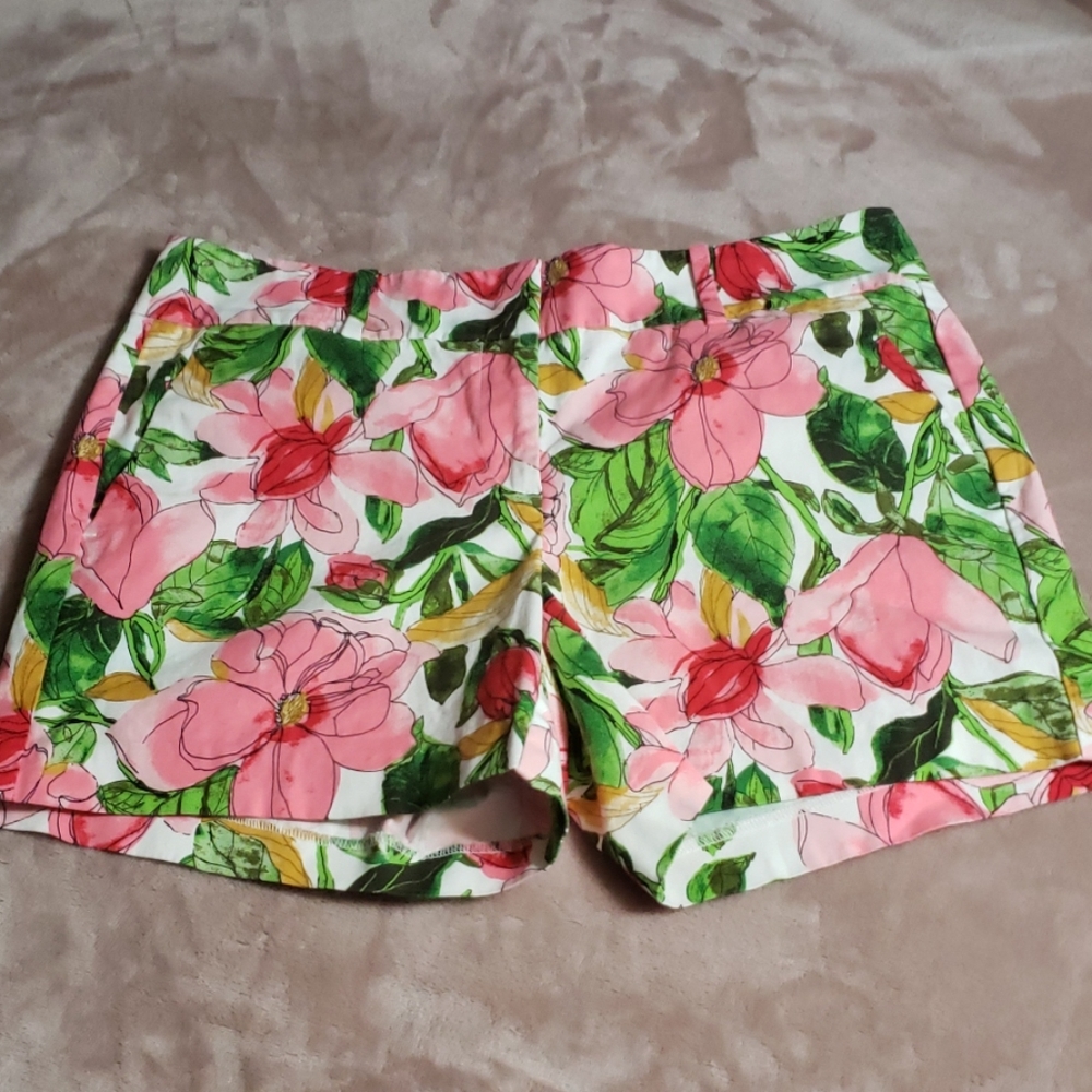 Ann Taylor flower print shorts
